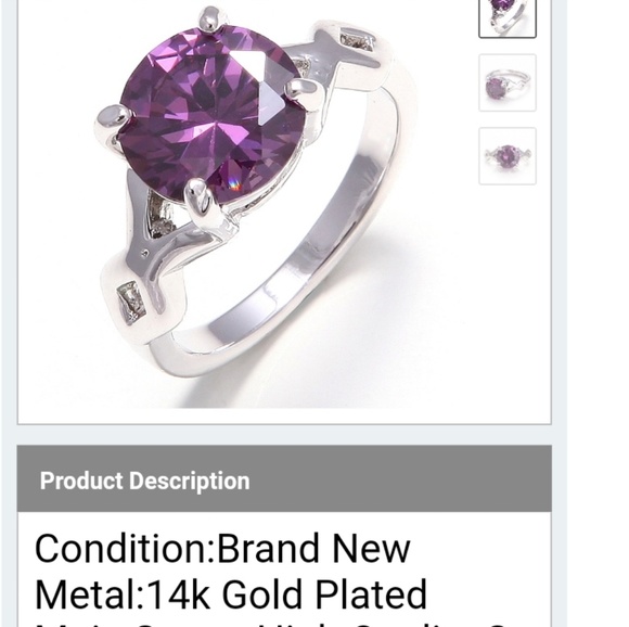 Amethyst ring - Picture 3 of 4